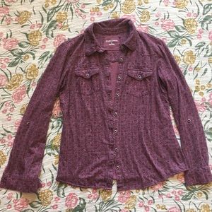 Ruff Hewn Paisley Print Long-Sleeve Shirt